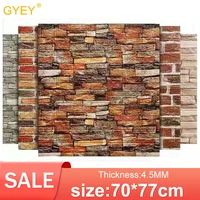 gyey 3d brick wall stickers diy decor self adhesive waterproof pvc wallpaper for kids room bedroom 3d wall sticker brick 7077