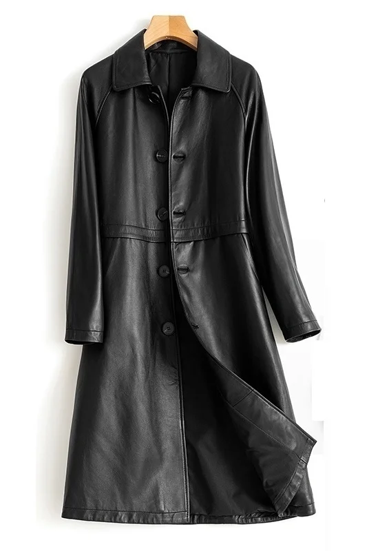 

Женская кожаная куртка, размеры до 6xl 7xl 8xl