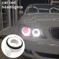 h7 car led headlight bulbs retainer lights base holder adapter for bmw e46 e65 e90 3 series 325ci 325i 330ci 330i m3 328ci 323i