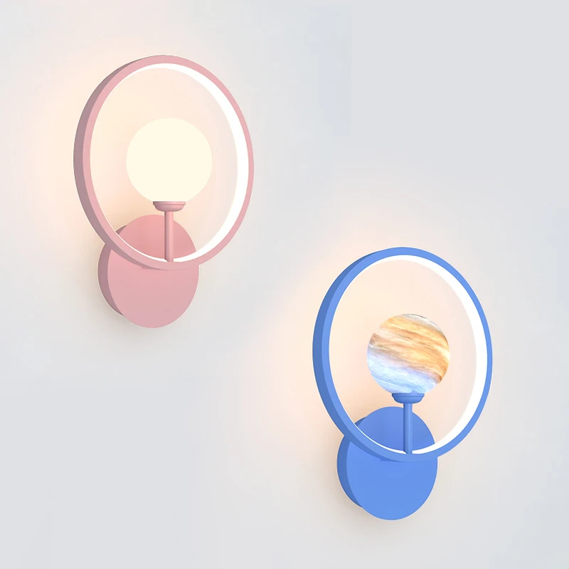 

Modern Simple Wall Lamp Sconce Bedside Night Light Led Aluminum Indoor Wall Lamp Creative Loft Lampe Murale Bedroom Decor