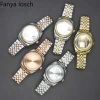 36mm 40mm cases strap accessories mens watches watchband parts sapphire crystal for nh35 nh36 miyota 8215 movement 28 5mm dial