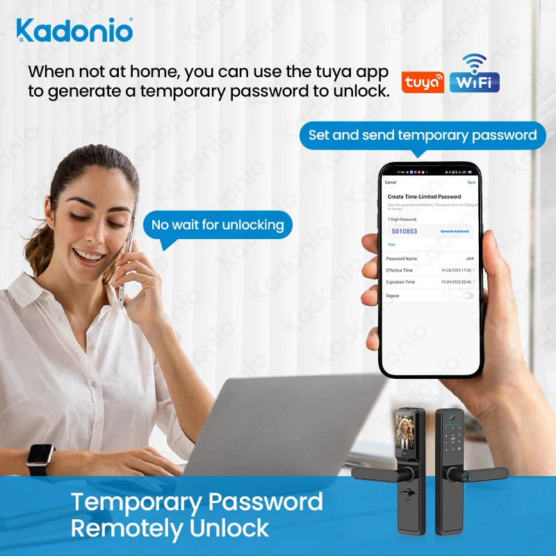 Wi-Fi камера видеонаблюдения для умного дома водонепроницаемая