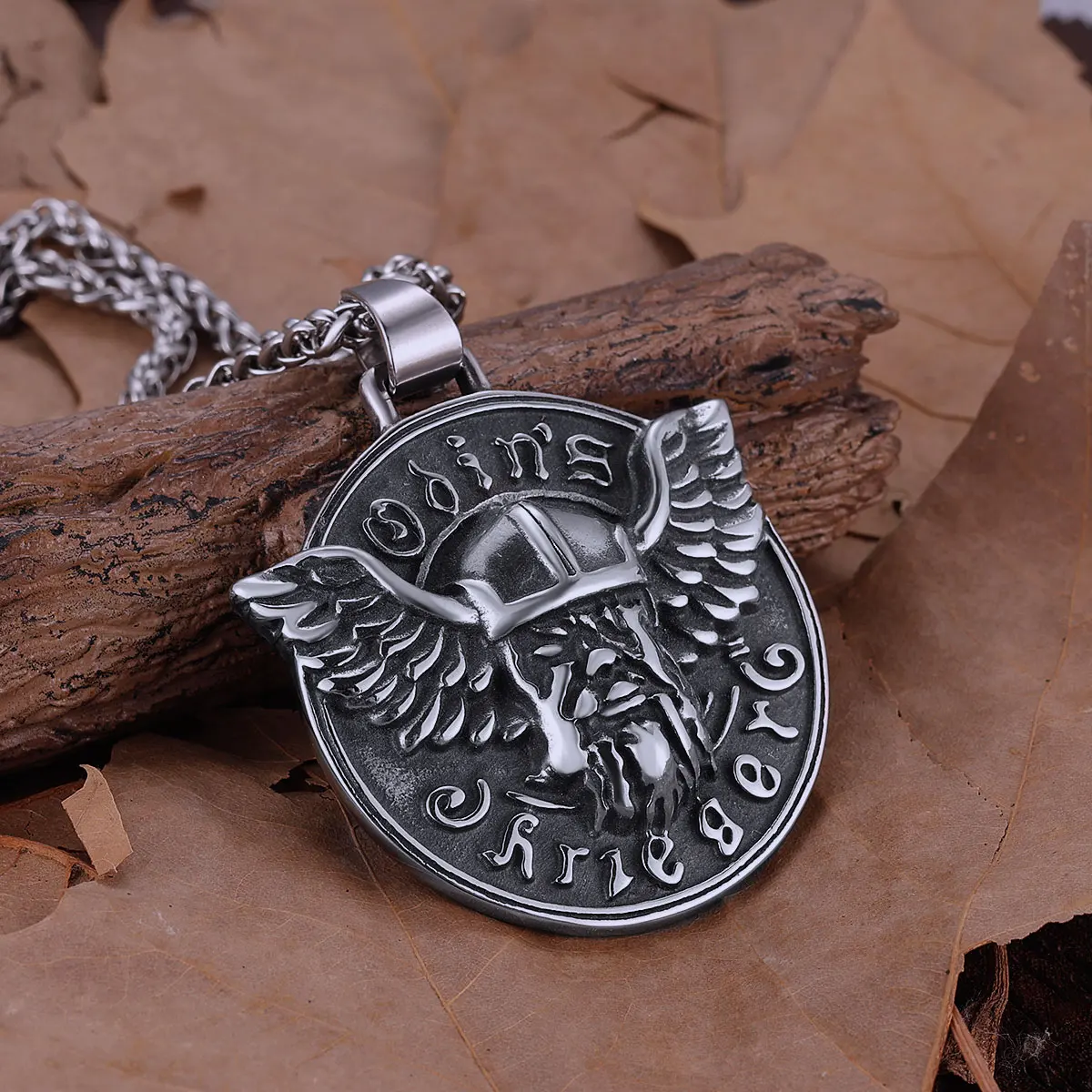 Скандинавская мифология God Odin кулон мужское качество не выцветает ожерелье из