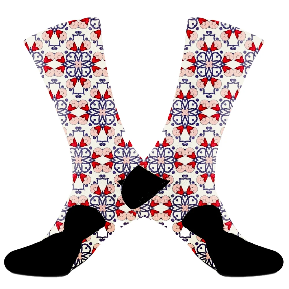 Новинка 2024 осенние женские и мужские носки в стиле Харадзюку индивидуальные для