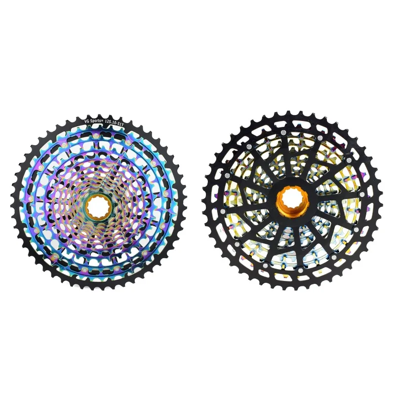 Фото Кассета Ultimate Rainbow MTB 11/12 скоростей XD 10-46T, Eagle Freewheel 10-51T, ULT K7, ультралегкая звездочка ULT для GX SX NX M9100 XX1 №1