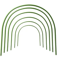 6pcs greenhouse elbow bracket rust free grow tunnel support frame plastic coated horticultural vegetable planting arch