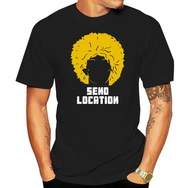 

Khabib Nurmagomedov Send Location T-Shirt Black-Navy for Men-Women