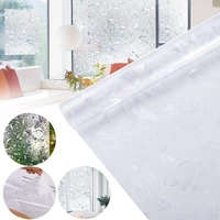 opaque window film tulip glue free glass film decorative glass covering static cling tint frosted window stickers for home