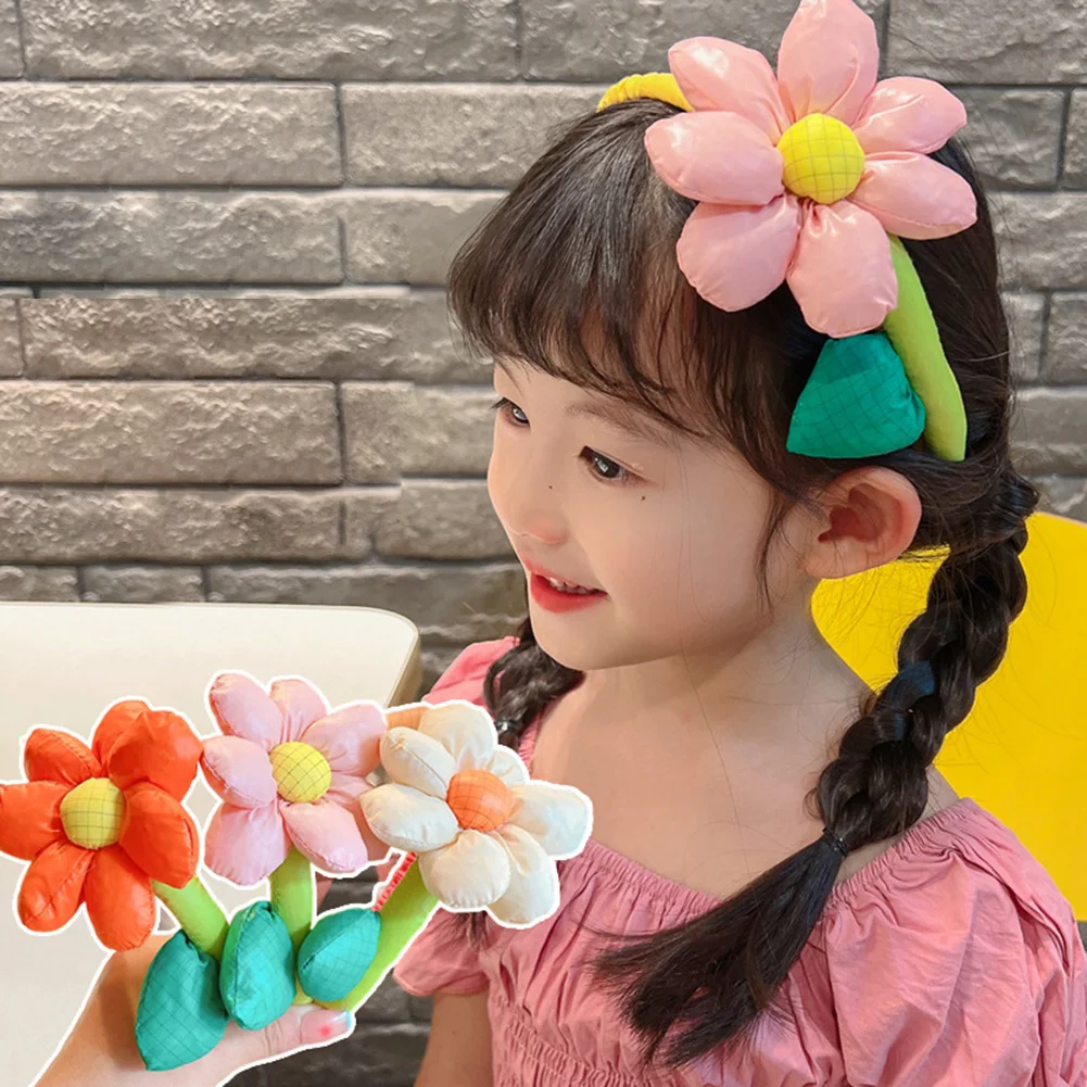 

New Korean Sweet Flower Bezel Hairbands Headbands for Women Girls Kids Children Hoop for Party Decorate Hair Bands Accessories