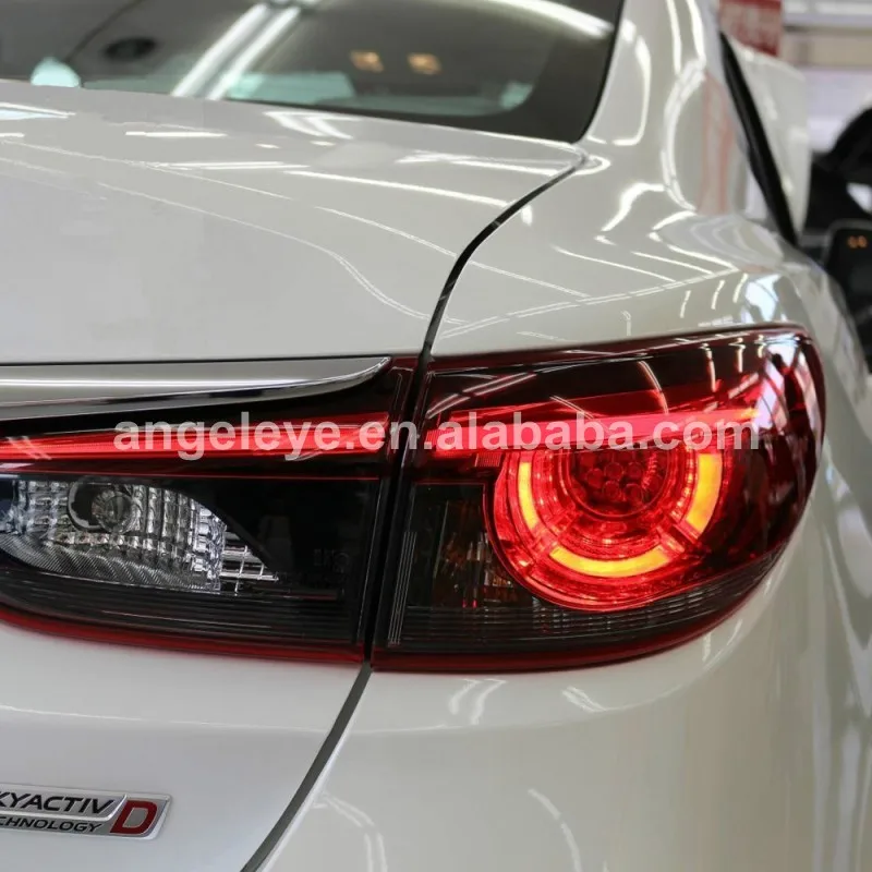 

Задние светодиодсветодиодный фонари для Mazda 6, светодиодный tenza, задний фонарь, красный, белый цвет, 2014 -2015 год