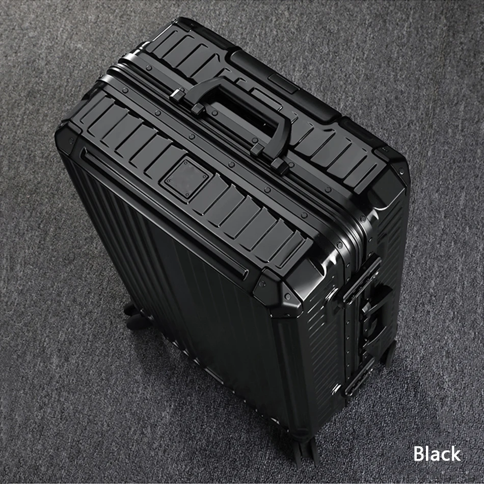 Aluminum frame suitcase women's beautiful suitcase men's luggage case 20 