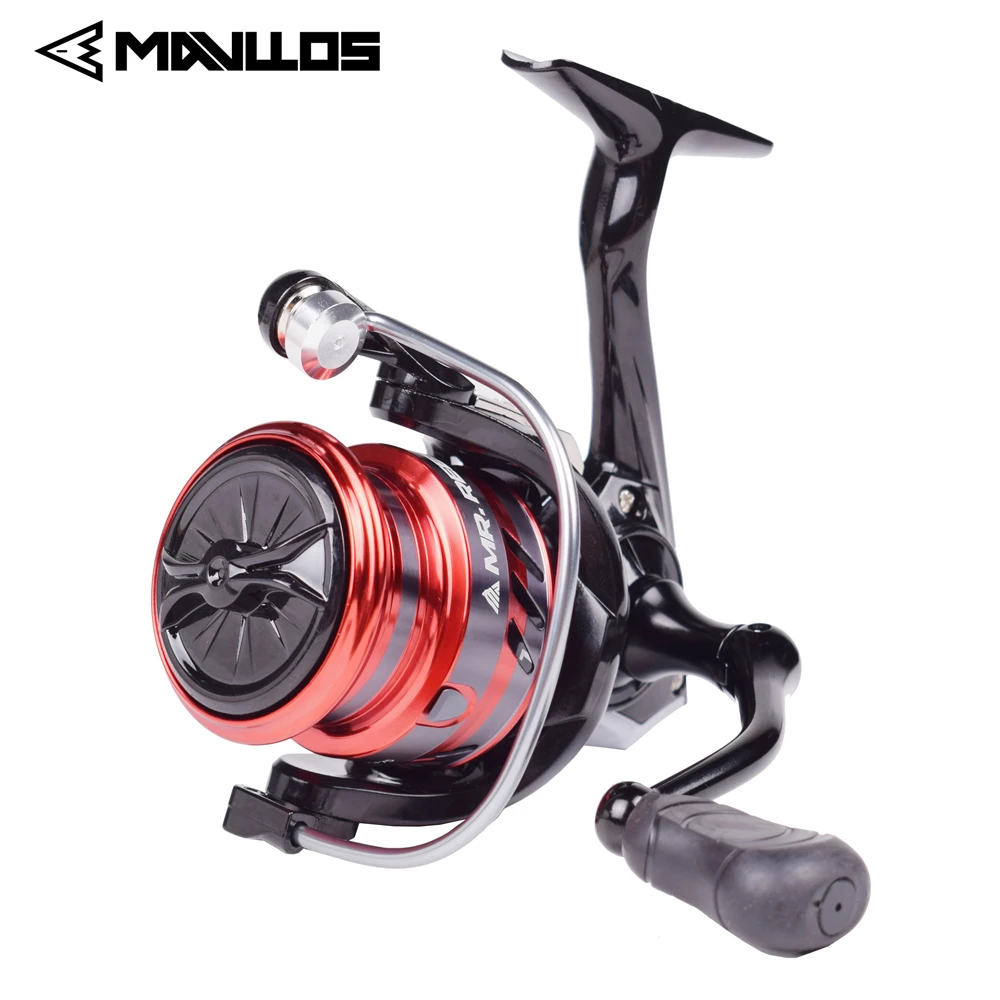 Mavllos 2021 UL Spinning Fishing Reel 2000 3000 Shallow Metal Spool 5.2:1 Max Drag 8KG Freshwater Low Profile Spinning Reel Coil
