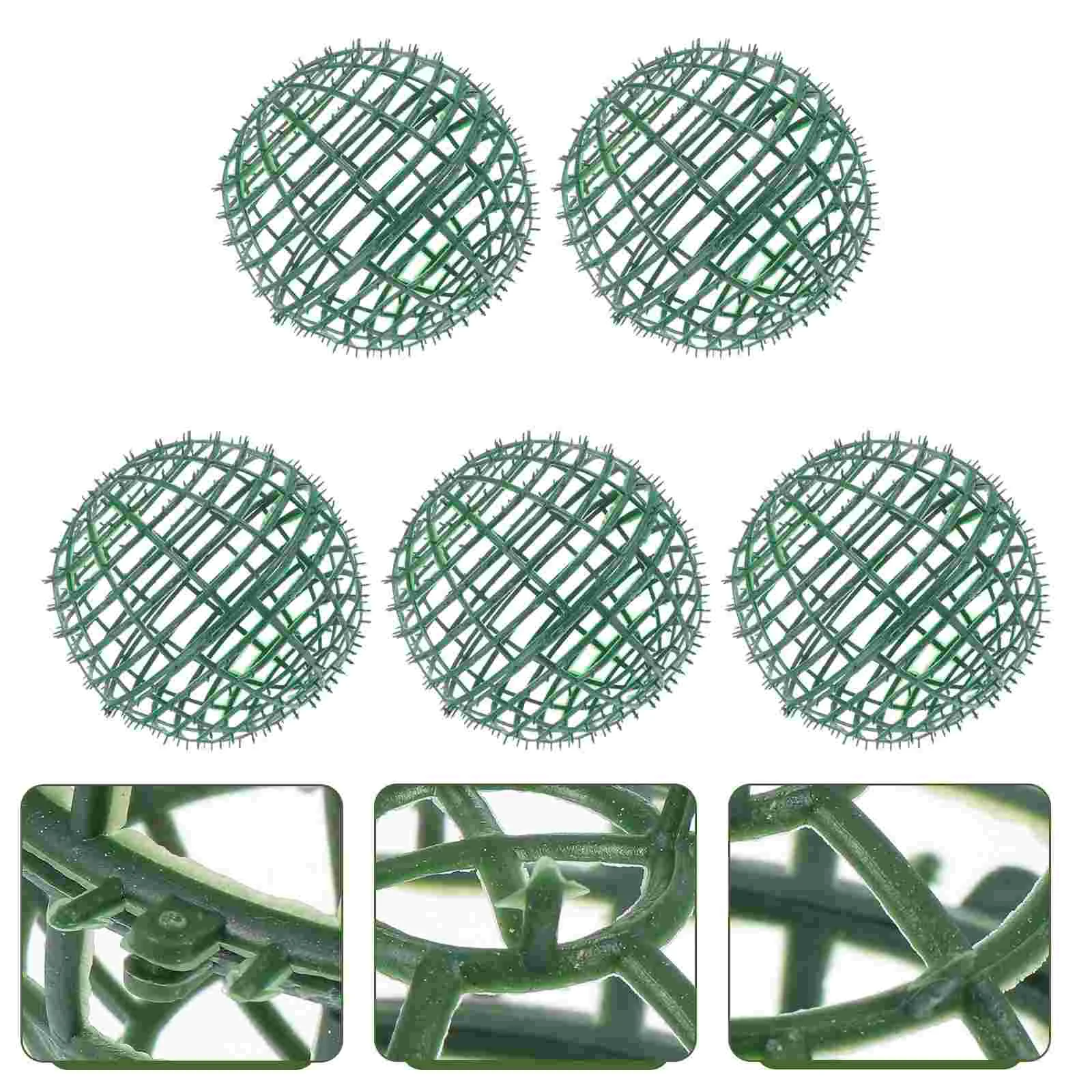 

5 Pcs Plastic Floral Ball Rack Garden Supply Flower Arrangement Festival Supplies DIY Shelf