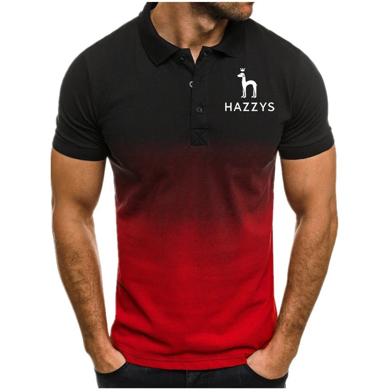 

Animal print Men Polo Men Shirt Short Sleeve Polo Shirt Contrast Color New Clothing Summer Streetwear Casual Fashion Men tops