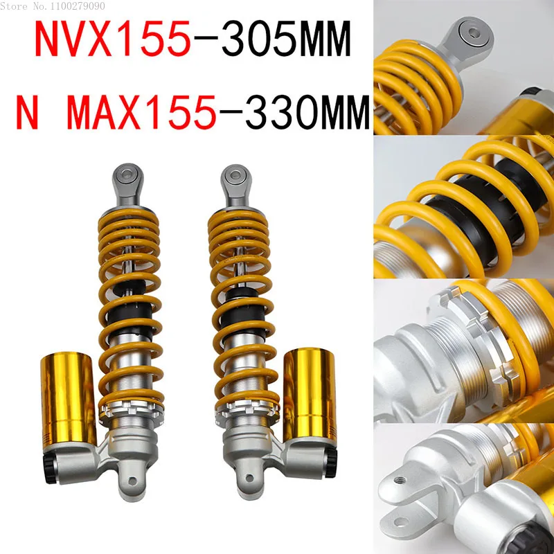 

Регулируемый амортизатор задней подвески для мотоцикла с двойным демпфированием для YAMAHA NVX155-305MM аксессуары для мотоциклов