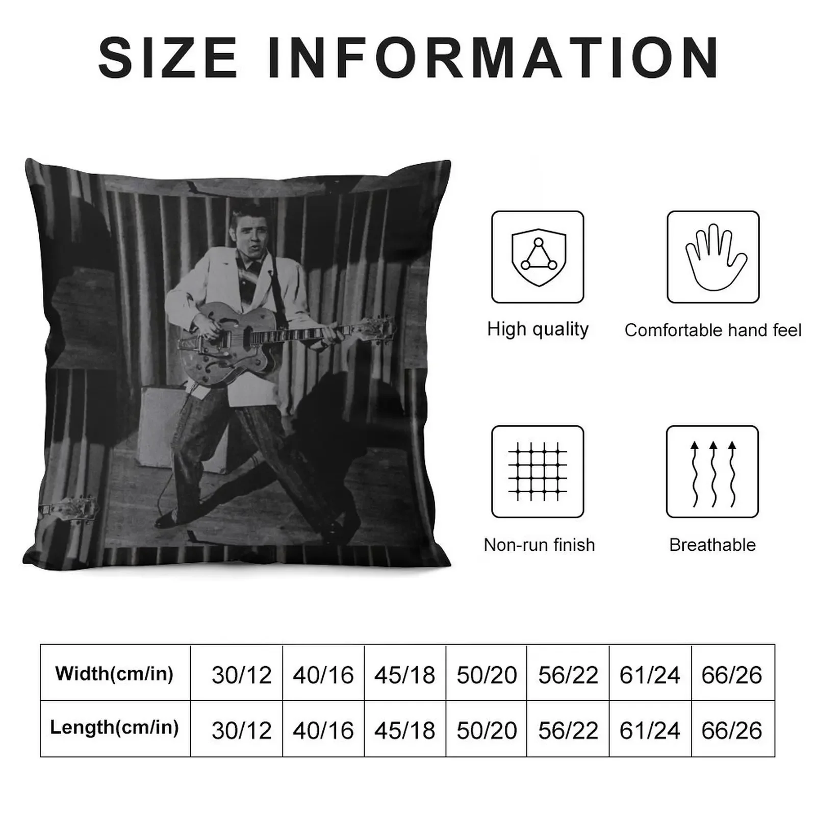 Rock n'roll Pioneer Eddie Cochran декоративная подушка предметы домашнего декора