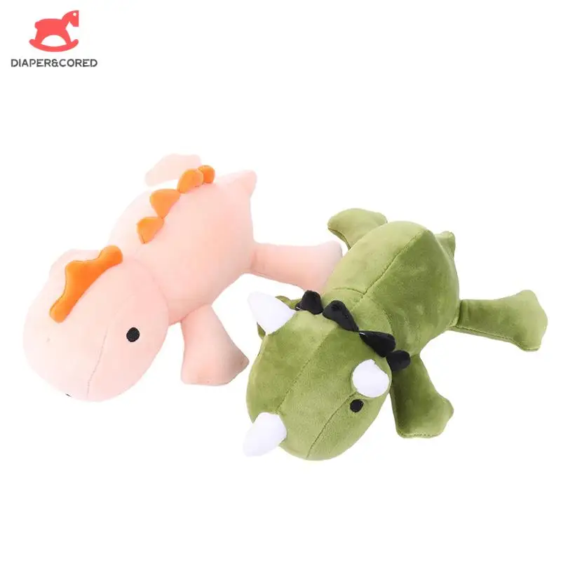

Милая мультяшная плюшевая игрушка в виде динозавра, 25 см, милая мягкая декоративная подушка для девочек и мальчиков, подарки на день рождения
