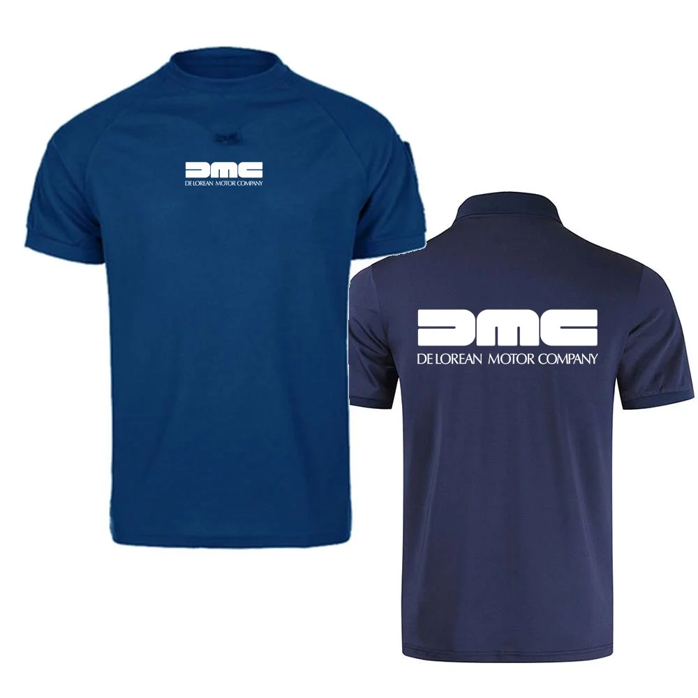 Мужская футболка DMC DeLorean Назад в будущее из фильма повседневные топы с короткими
