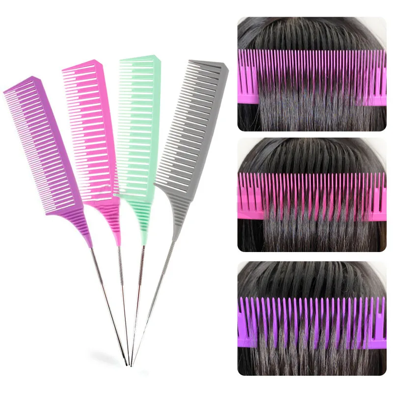 Ing Dyeing Comb Salon Tool Sectioning Highlighting Weaving Cutting Comb