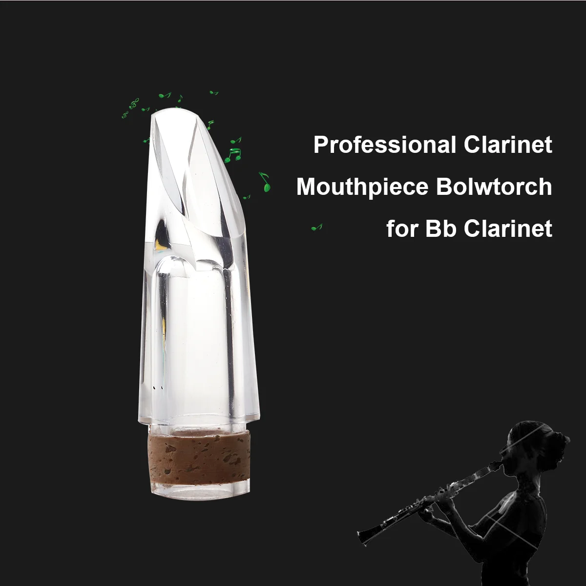 Профессиональный мундштук для кларнета Bolwtorch Bb (прозрачный)