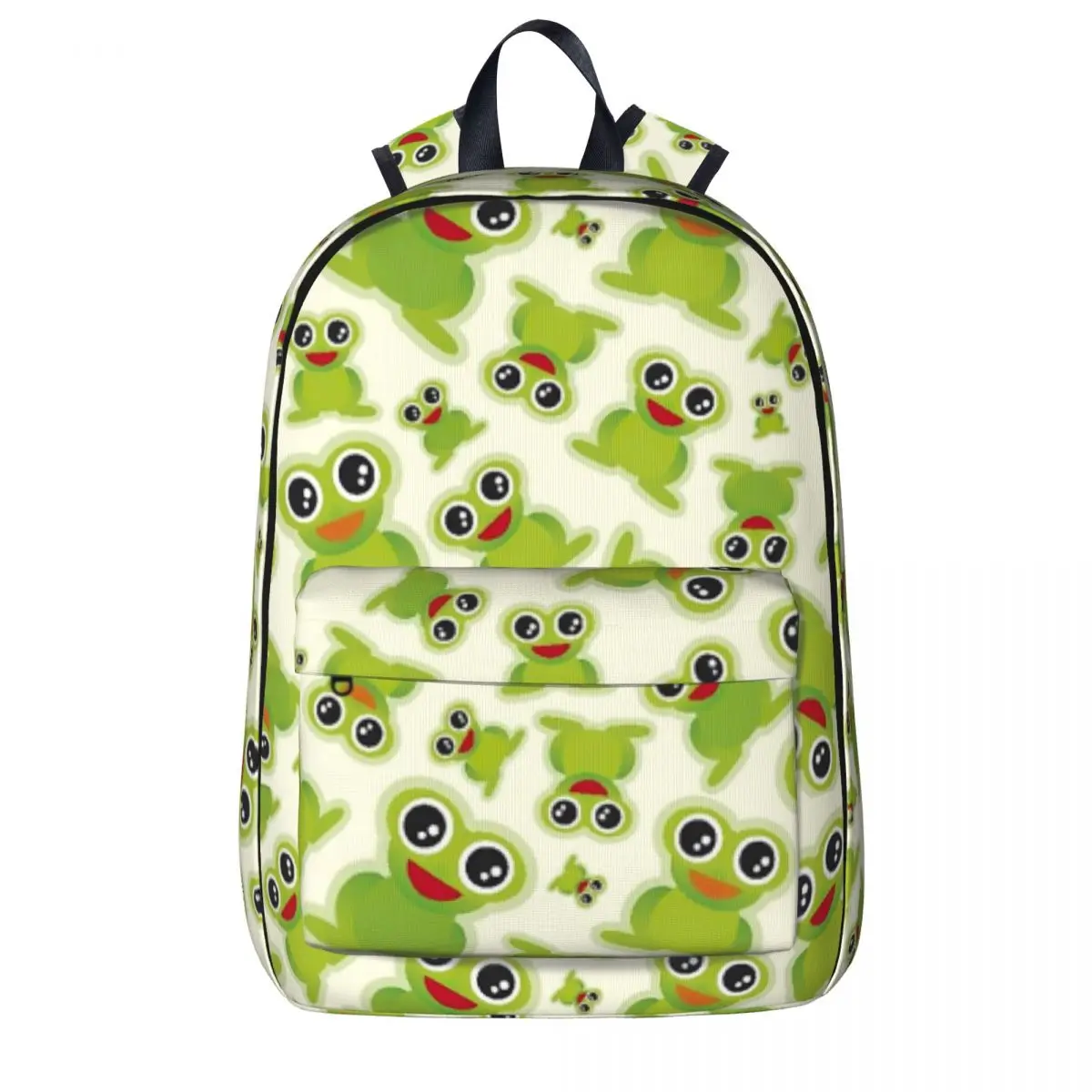 

Cartoon Frog Backpacks Large Capacity Student Book bag Shoulder Bag Laptop Rucksack Fashion Travel Rucksack Children School Bag