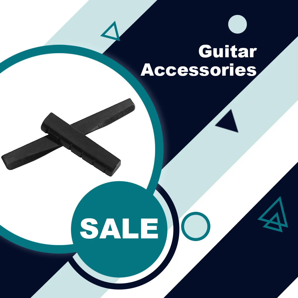 

6 Strings Acoustic Guitar Bone Nut Saddle Professional Classical Music Saddles Part Accessories Musical Equipments
