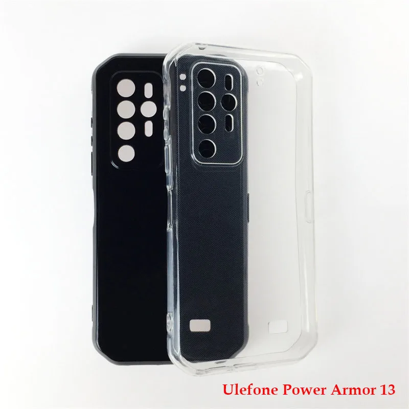 

TPU Silicon Phone Case For Ulefone Power Armor 13 Soft Back Cover Phone Shell For Power Armor13 Coque Clear Transparent Case