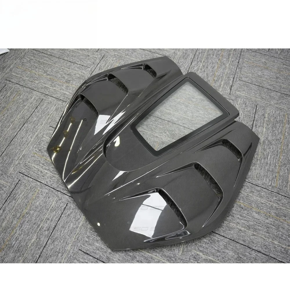 Сухой комплект из углеродного волокна BatFury Aero Style, задняя крышка из углеродного волокна, задний капот для Ferrari 296GTB (art.: 3920d030f027e) - 3920d030f027e