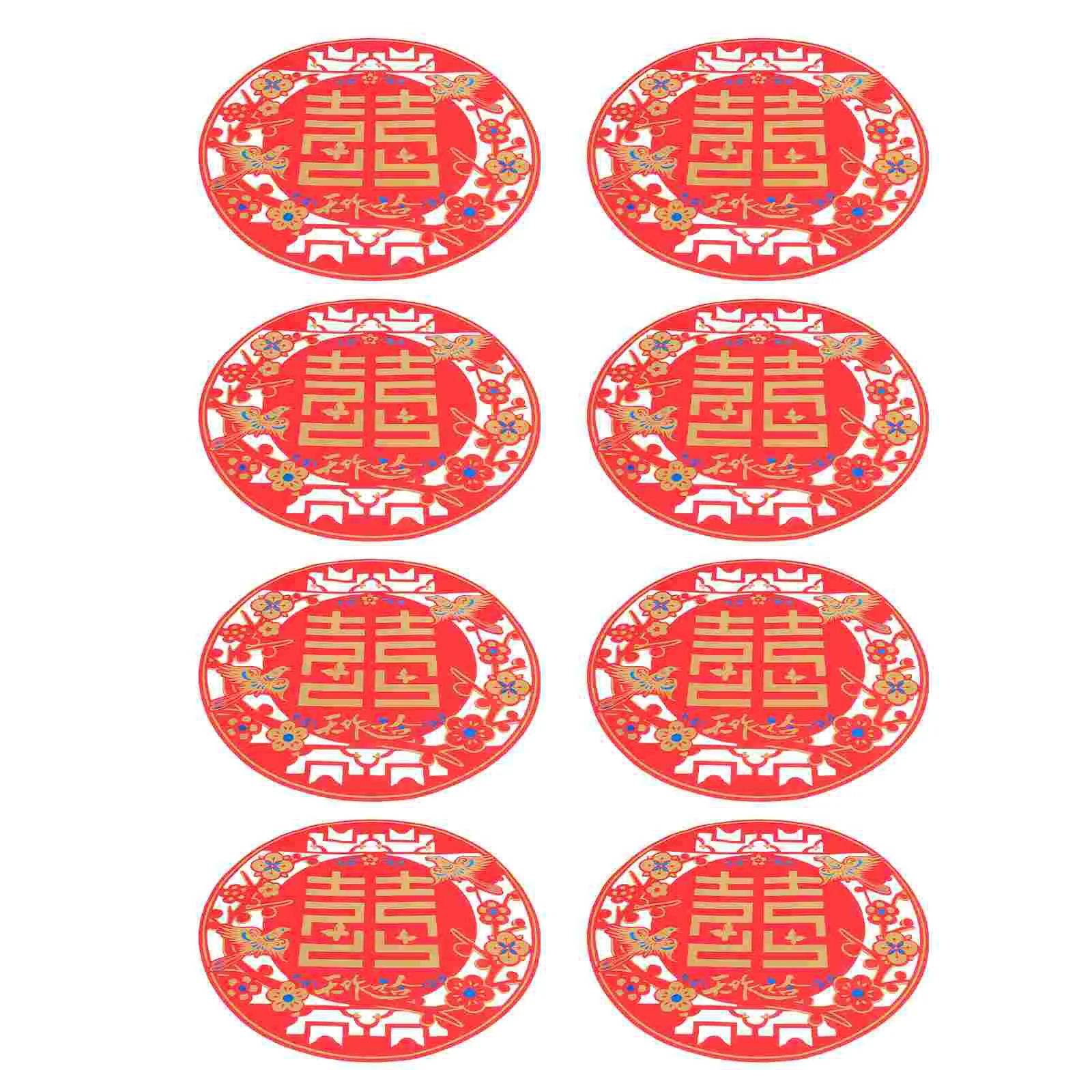 8 шт. украшения для свадебной вечеринки спальни вырезанное из бумаги окно