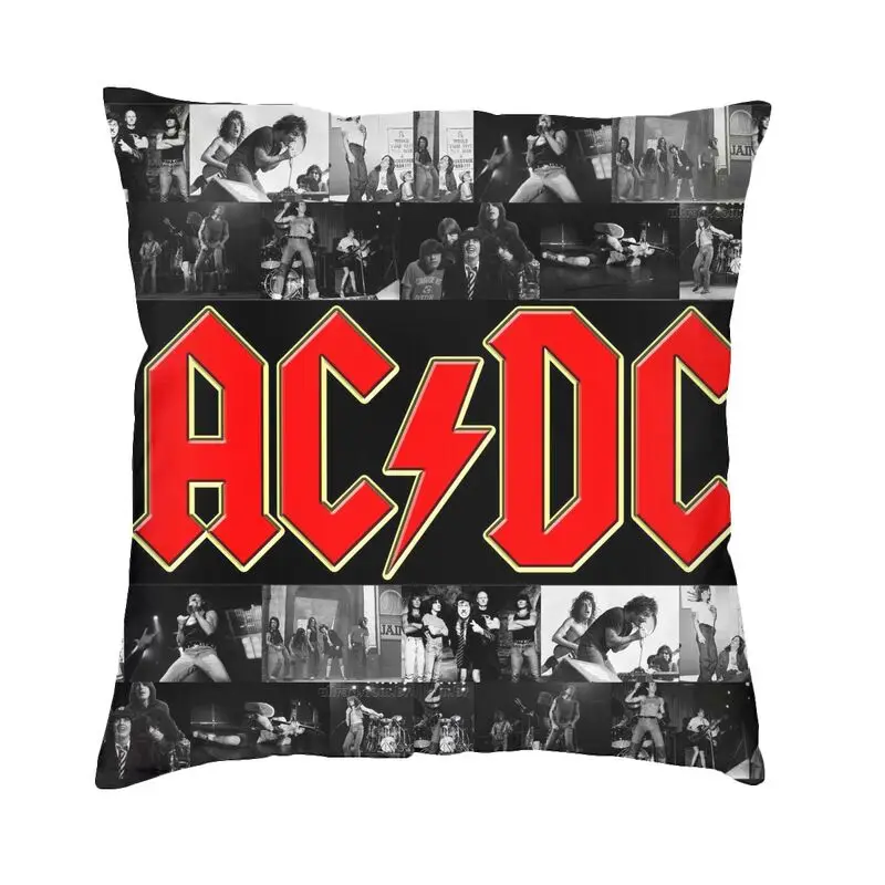 

Популярный декоративный чехол для диванных подушек AC DC, Винтажный чехол для диванных подушек из тяжелого металла, для улицы, квадратный чех...