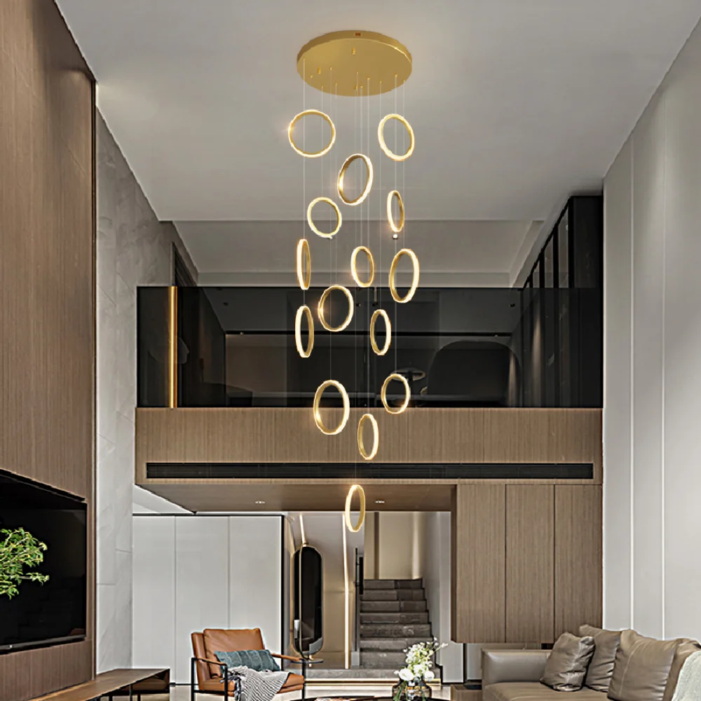 

Nordic home decor dining room Pendant lamp lights rings indoor lighting Ceiling lamp hanging light fixture lamps for living room