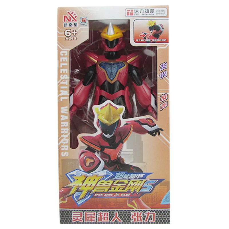 Супер детские деформационные игрушки Sentai светящиеся и звуковые экшн-фигурки