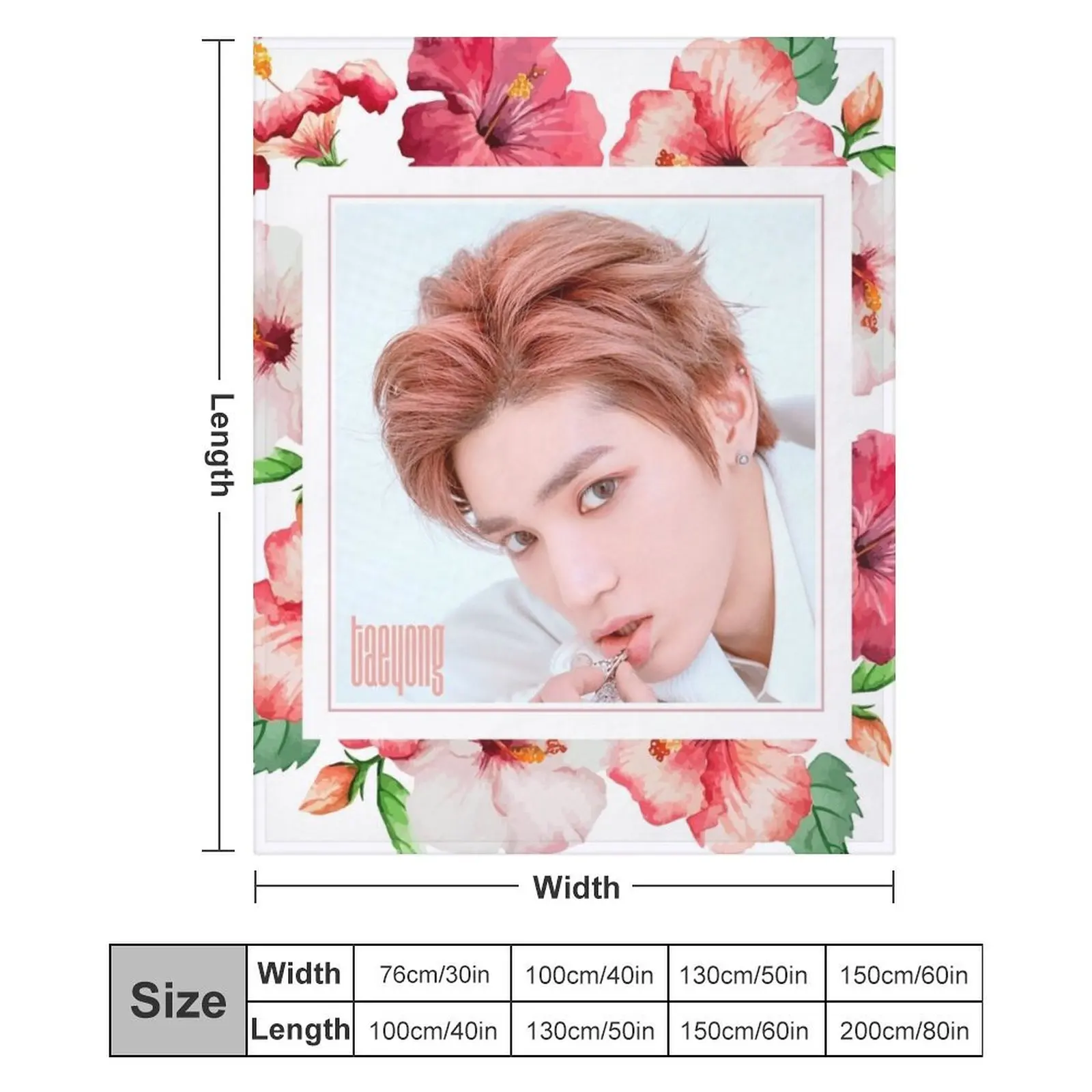 Плед TOUCH NCT 127. Taeyong фланелевая ткань роскошные пледы для детских одеял.