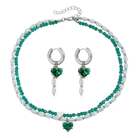 MOONBIFFY Сердце цепочка ожерелье для женщин