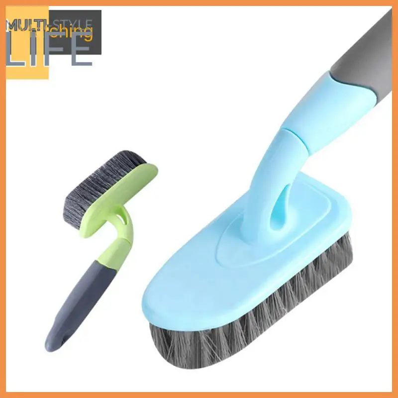 

Big Head Bristle Bathroom Cleaning Brush Long-handled Rubber-coated Ceramic Tile Floor Brush Household Bathtub Brush