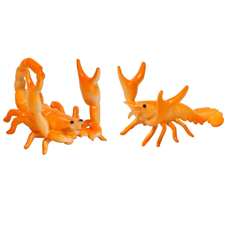 

2PCS Cute Pen Holder Weightlifting Lobster Bracket Storage Rack Pen Rack Gift Stationery Orange, Lobster & Scorpion