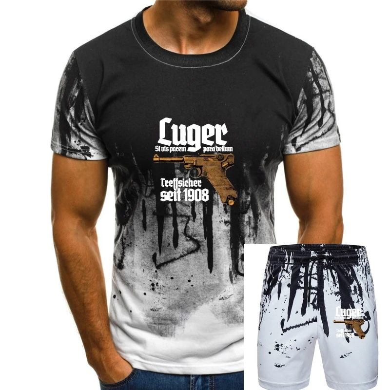 

Luger premium Men's T-Shirt Pistole 08 Parabellum Selbstladepistole Deutschland