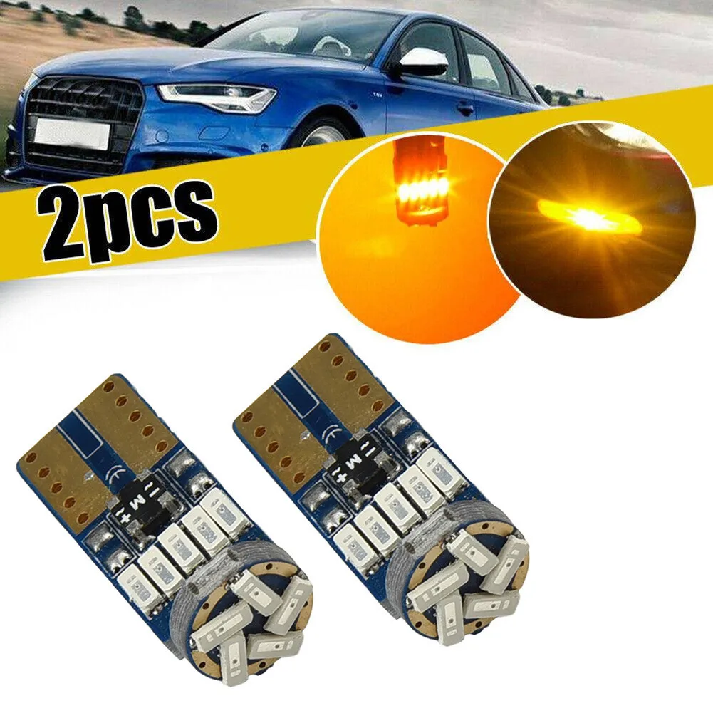 

Durable New Replacement Accessories LED Light Bulb 12V/24V 2PCS 3000K 4014
