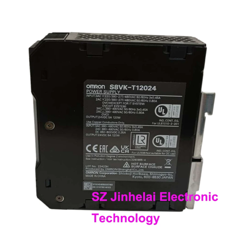 Фото Блок питания Omron S8VK-C12024 G12024 T12024, новый и оригинальный, мощный, долговечный, 120 Вт, 24 В постоянного тока, 5.0 А, для установки на DIN-рейку №1