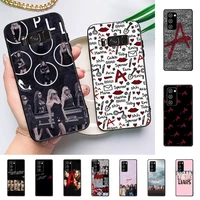 yinuoda pretty little liars phone case for samsung note 5 7 8 9 10 20 pro plus lite ultra a21 12 72