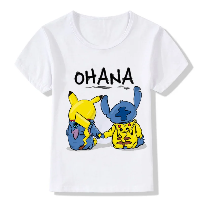 

New Pocket Cat Cartoon Print Tshirt Baby Girls Clothes Children Children Boys T-shirt Funny O-neck Short Sleeve Tees Kids Tops