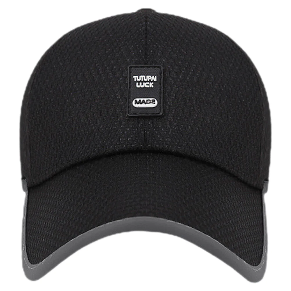 

Mesh Hat Decorate Tennis Cap Workout Hats Men Sports Adjustable Baseball Polyester Women
