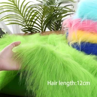 50170cm imitating fox fur fabric plush long 12cm artificial fur for diy garment doll upholstery jewelry phone counter cover