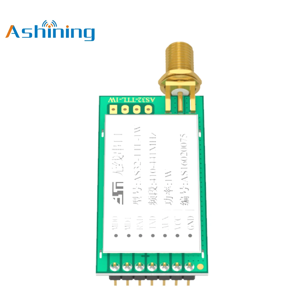 Ashining Long range 8KM Transceiver High Power RF Wireless Transmitter Module 433mhz LORA Module