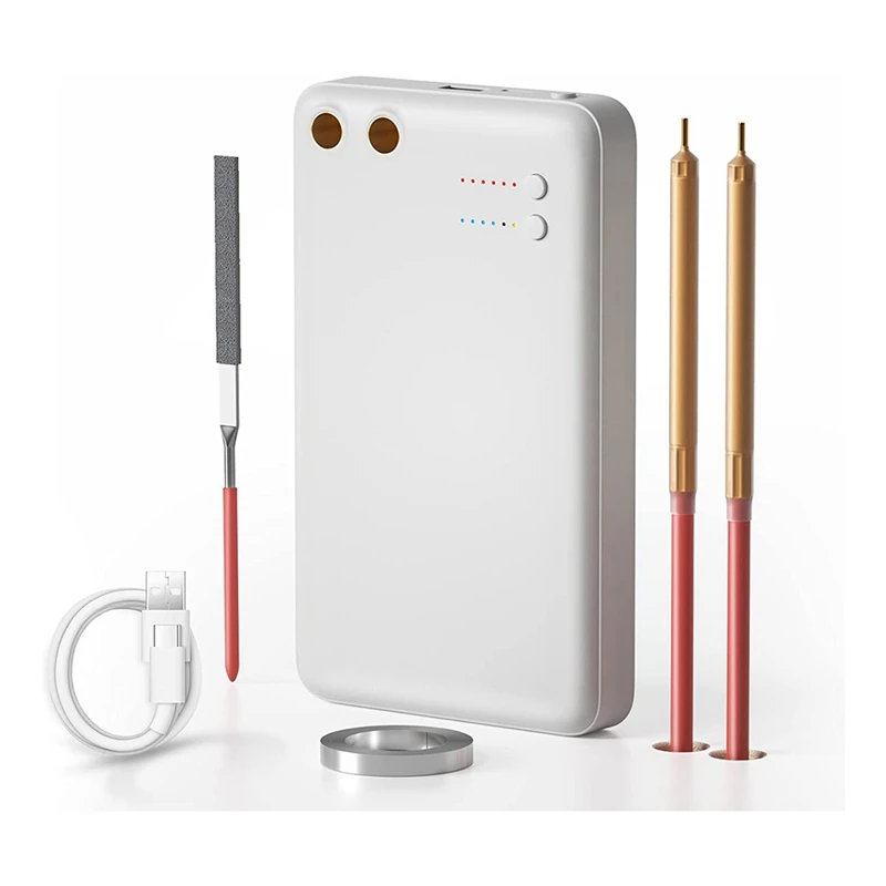 

1 Set ABS+Metal Type-C Fast Charging Spot Welder 6 Gear Adjustable Spot Welder 5000Mah Capacity For MINI Spot Welder Machine