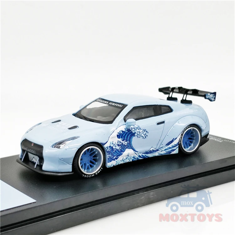 

Time Model 1:64 Nissan GT-R R35 Kanaagawa Surfing Diecast Model Car