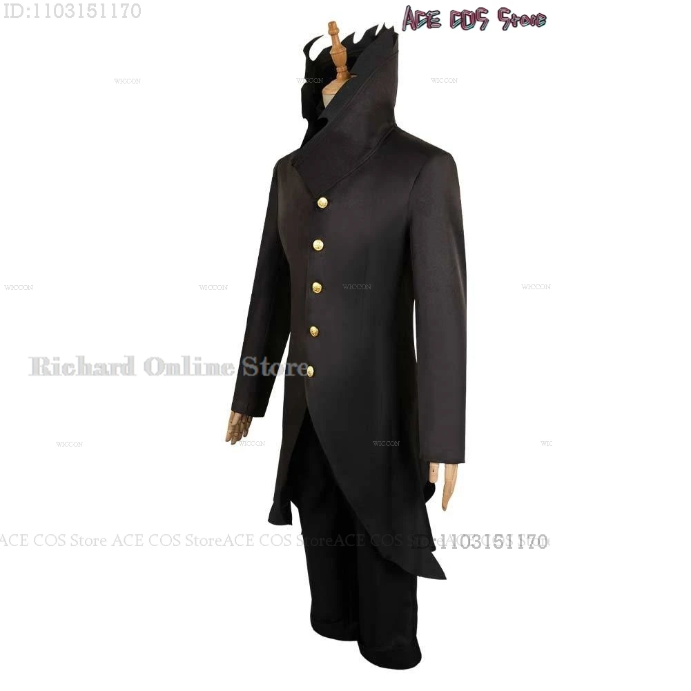 Кен Такакура Окарон Дадан Косплей Костюм Парик Turbo Granny Mode Тренч с высоким воротом