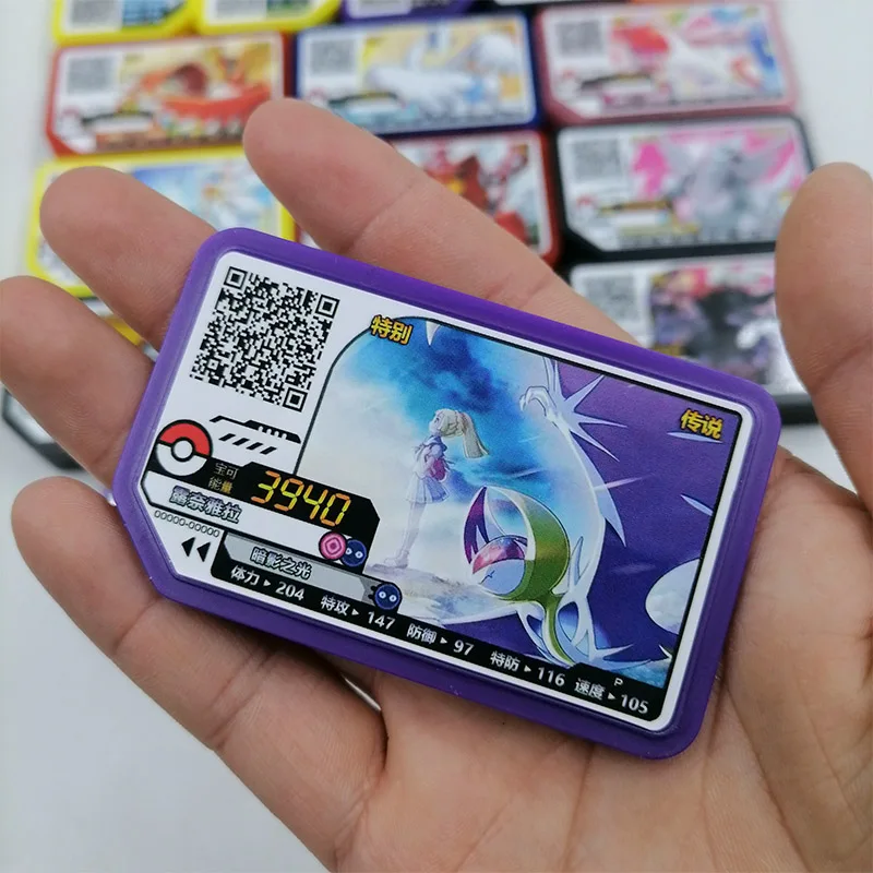TAKARA TOMY Pokemon Ga ole диски аркадная игра QR P Карта Акция специальный диск Легенда Zygarde