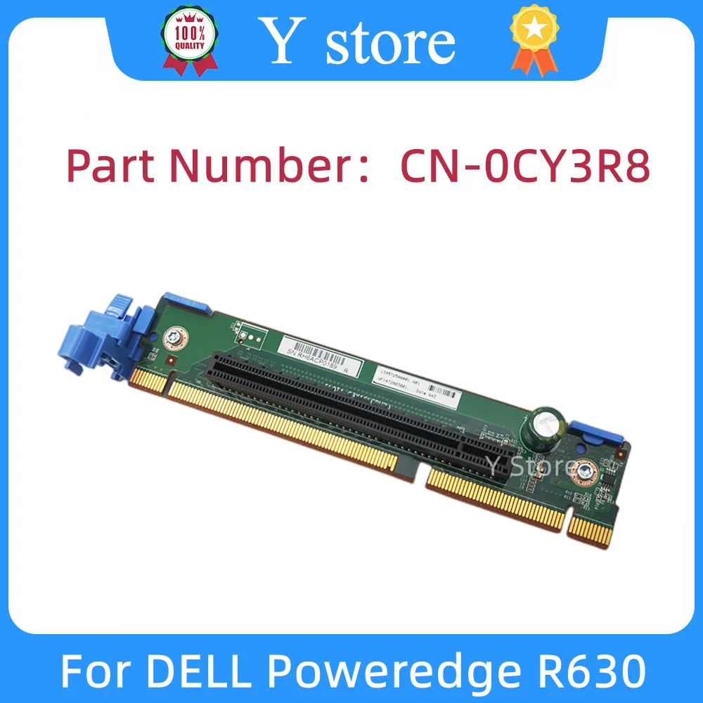 

Y Store оригинал для DELL Poweredge R630 сервер Райзер карта Райзер 2 слота 1 G3 карта PCIe x16 Райзер карта резерв 2 CY3R8 0CY3R8