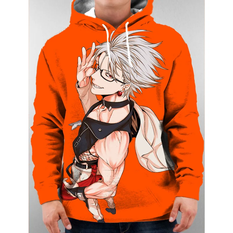

Fashion anime cartoon hoodie long sleeved autumn and winter 3D digital printing